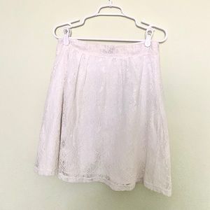 White Lace Skirt